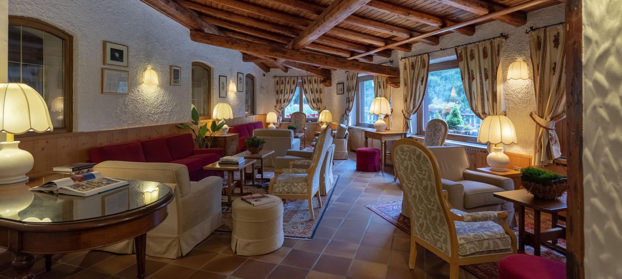 Hotel Carlomagno, sala lettura